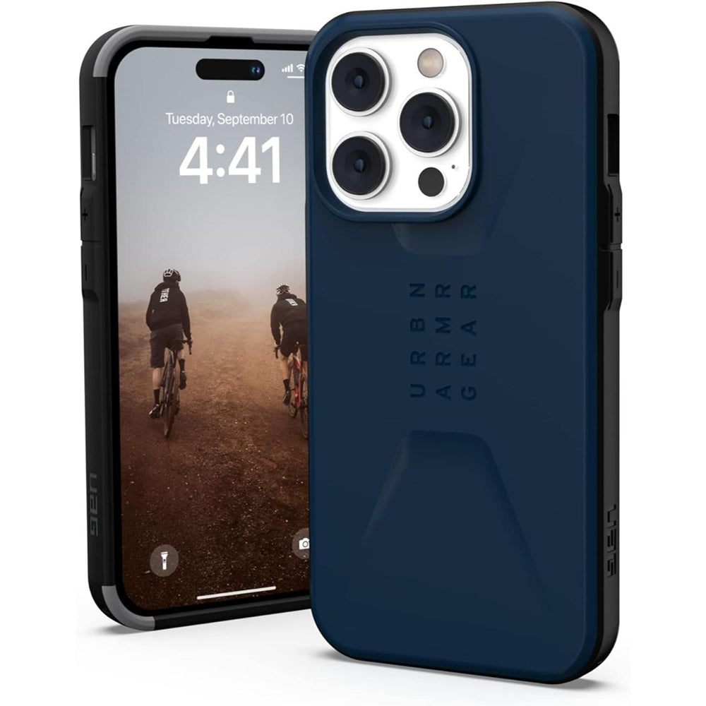 MagSafe Case for Apple iPhone 16 Pro, Urban Armor Gear, Civilian, Navy Blue