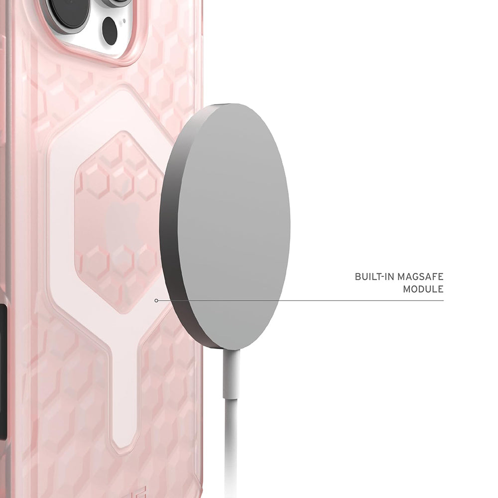 MagSafe Case for Apple iPhone 16 Pro, Urban Armor Gear, Essential Armor, Pink