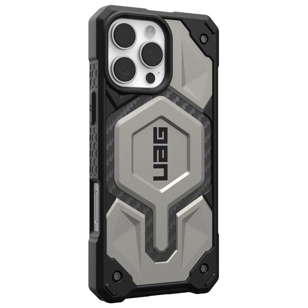 MagSafe Case for Apple iPhone 16 Pro, Urban Armor Gear, Monarch Pro, Gray