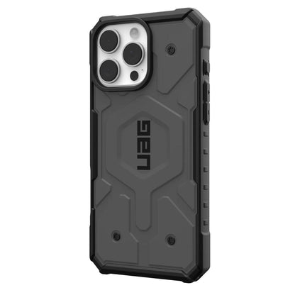 MagSafe Case for Apple iPhone 16 Pro, Urban Armor Gear, Pathfinder, Silver
