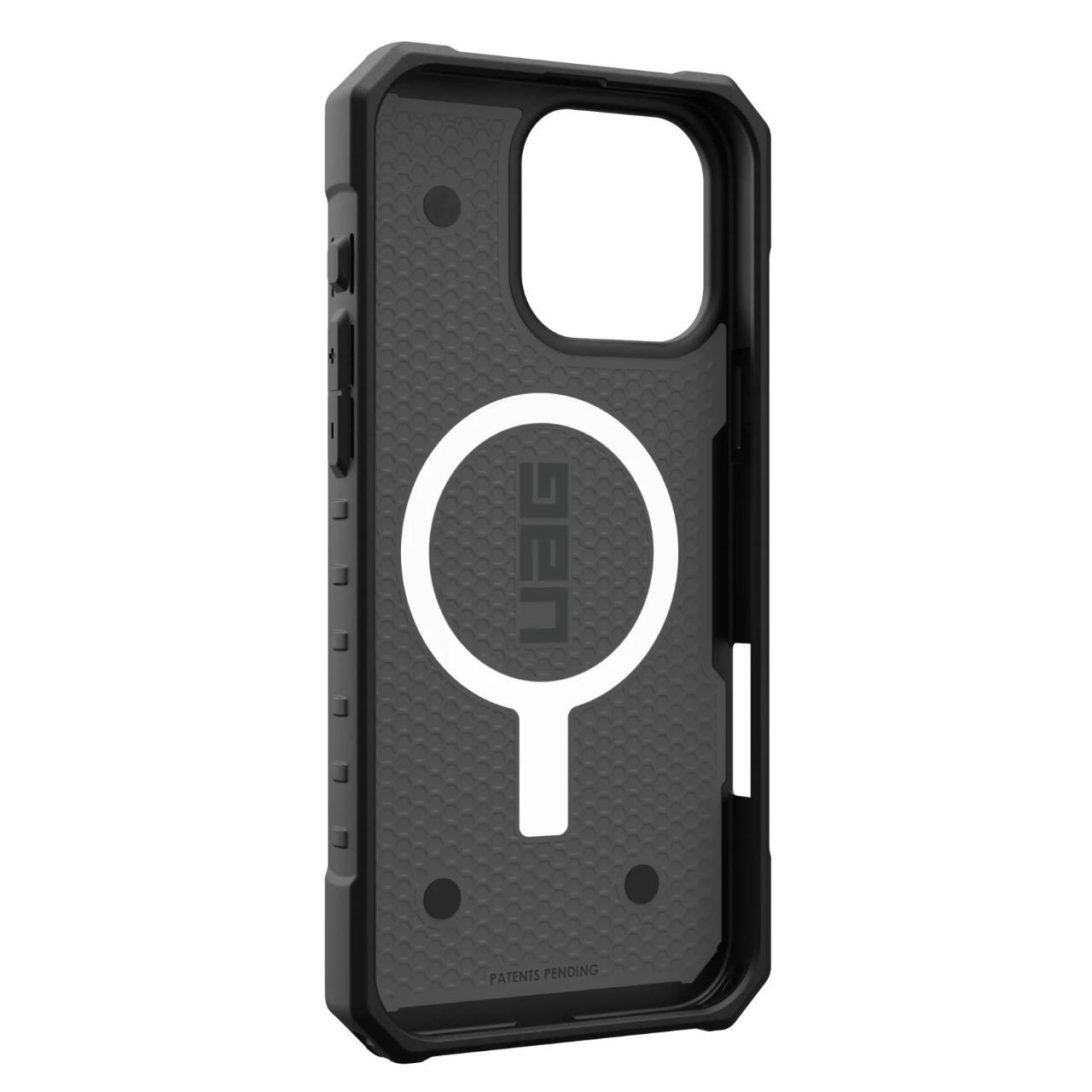 MagSafe Case for Apple iPhone 16 Pro, Urban Armor Gear, Pathfinder, Silver