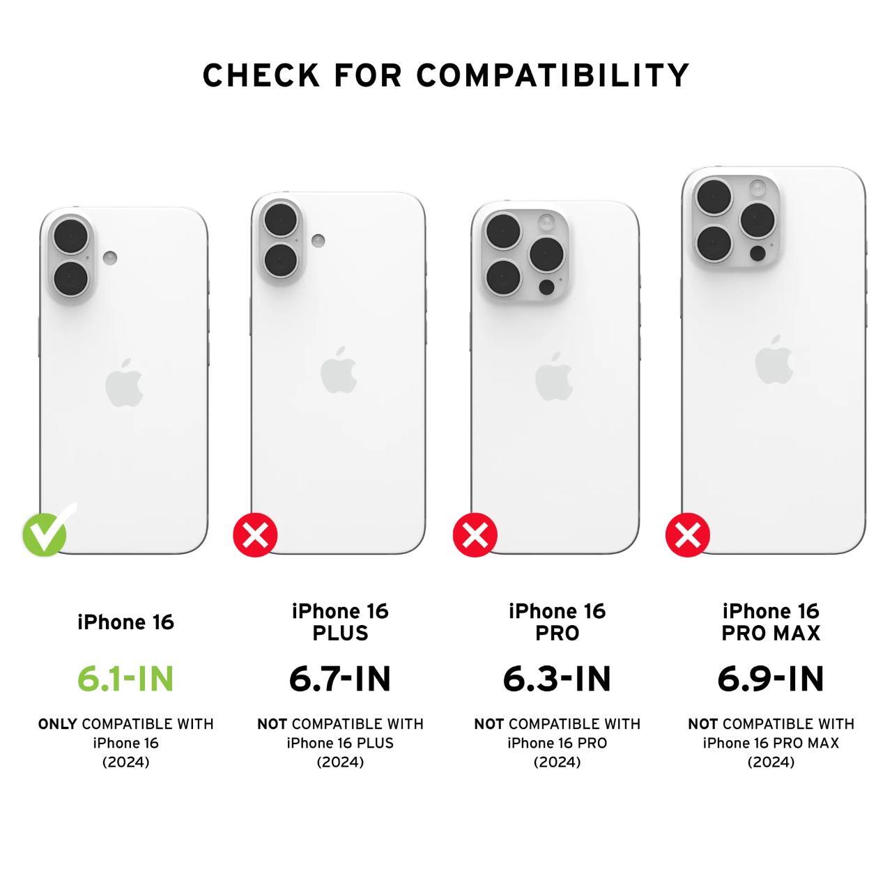 MagSafe-hoes voor Apple iPhone 16 Pro, Urban Armor Gear, Pathfinder Clear, Groen