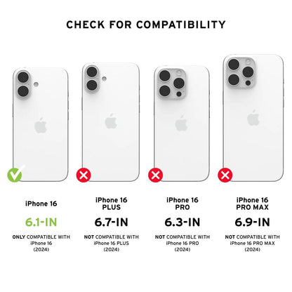 MagSafe-hoes voor Apple iPhone 16 Pro, Urban Armor Gear, Pathfinder Clear, Groen