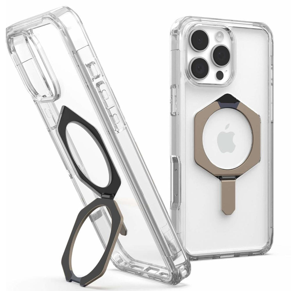 MagSafe-hoes voor Apple iPhone 16 Pro, Urban Armor Gear, Plyo XTE, Transparant Brons
