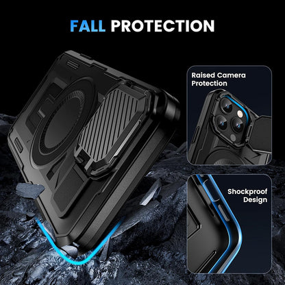 MagSafe Case for Apple iPhone 16, Techsuit, CamVault, Black