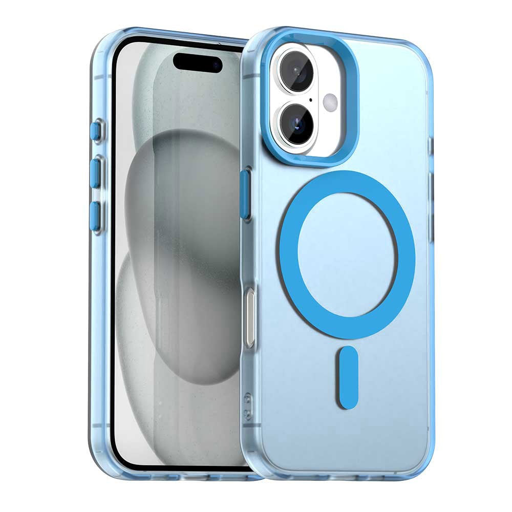 MagSafe-hoes voor Apple iPhone 16, Techsuit, CandyCase, Blauw