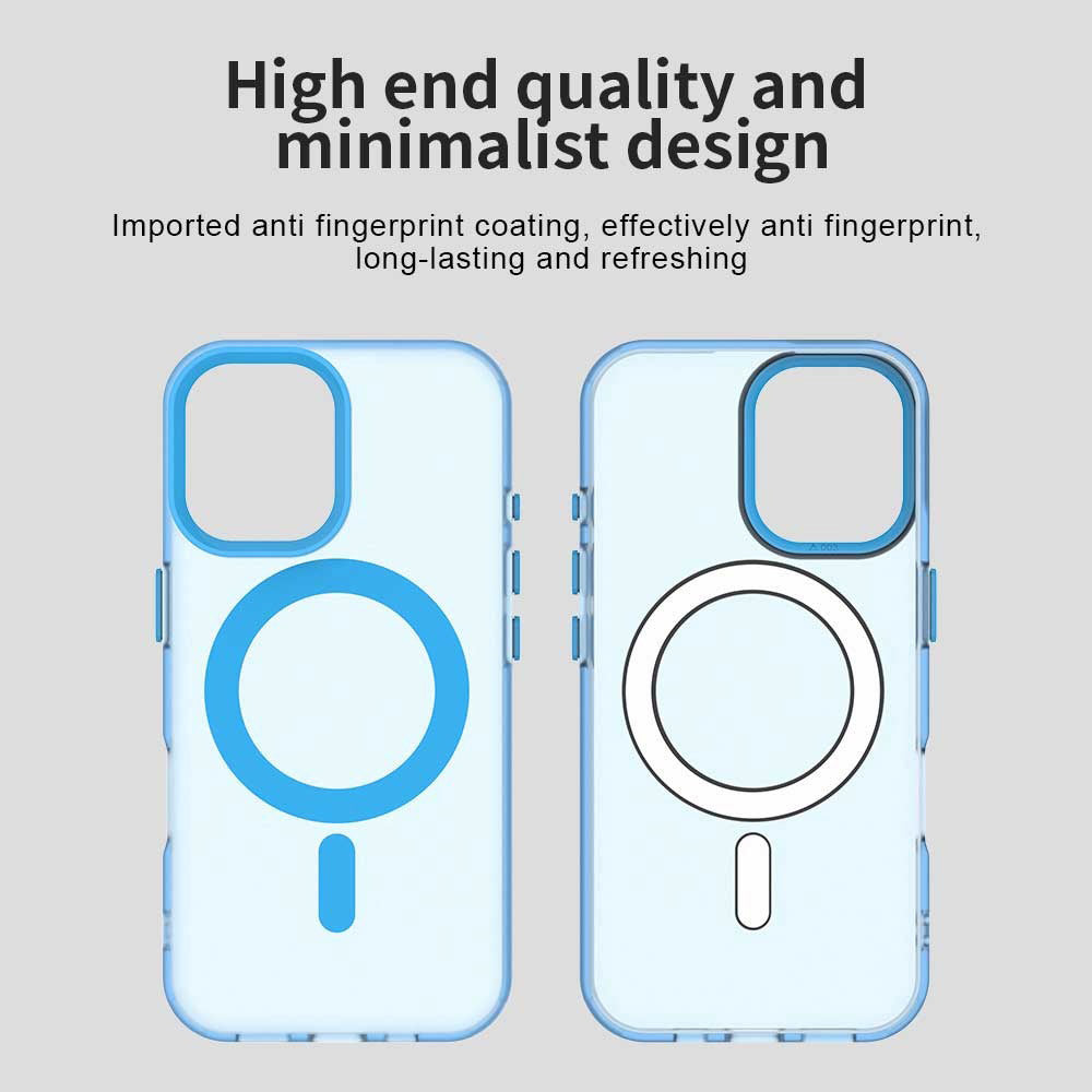 MagSafe-hoes voor Apple iPhone 16, Techsuit, CandyCase, Blauw