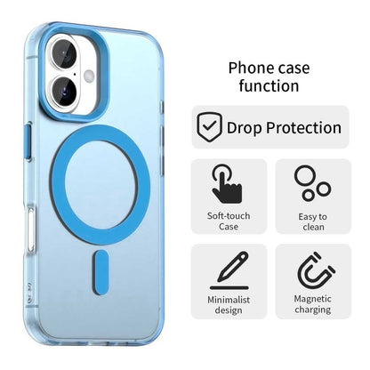 MagSafe-hoes voor Apple iPhone 16, Techsuit, CandyCase, Blauw