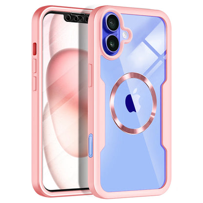 MagSafe Case for Apple iPhone 16, Techsuit, ColorVerse 360, Pink