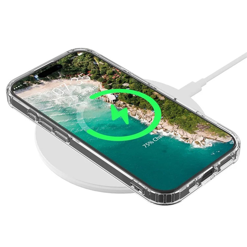 MagSafe-hoes voor Apple iPhone 16, Techsuit, Pro, Transparant