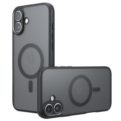 MagSafe-hoes voor Apple iPhone 16, Techsuit, PureFrost, Zwart Satijn