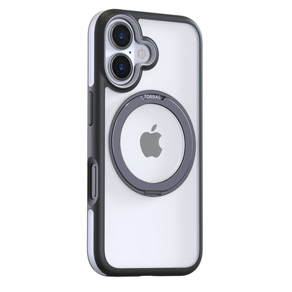 MagSafe hoes voor Apple iPhone 16, Torras, Ostand R Fusion, Zwart
