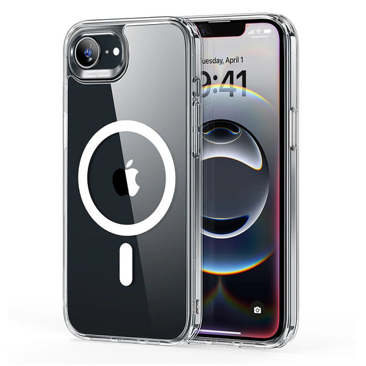 MagSafe hoesje voor Apple iPhone 17e / 16e, ESR, Classic Hybrid, Transparant