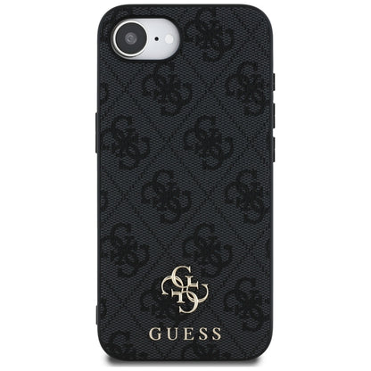 MagSafe hoesje voor Apple iPhone 16e, Guess, 4G Classic, Zwart
