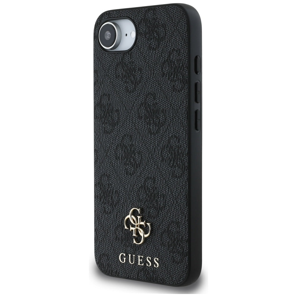 MagSafe hoesje voor Apple iPhone 16e, Guess, 4G Classic, Zwart