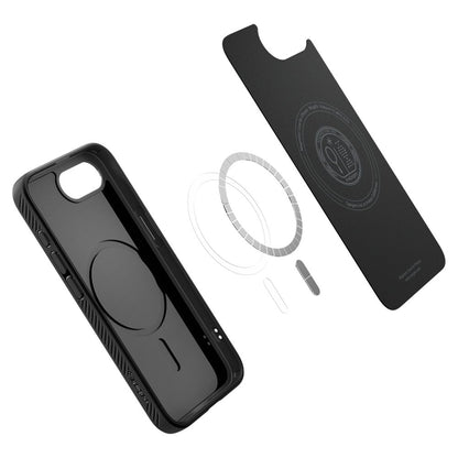 MagSafe-hoesje voor Apple iPhone 17e / 16e, Spigen, Liquid Air, Mat Zwart ACS09151