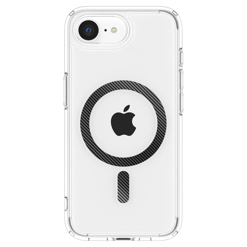 MagSafe-hoes voor Apple iPhone 17e / 16e, Spigen, Ultra Hybrid Carbon, Transparant ACS09140