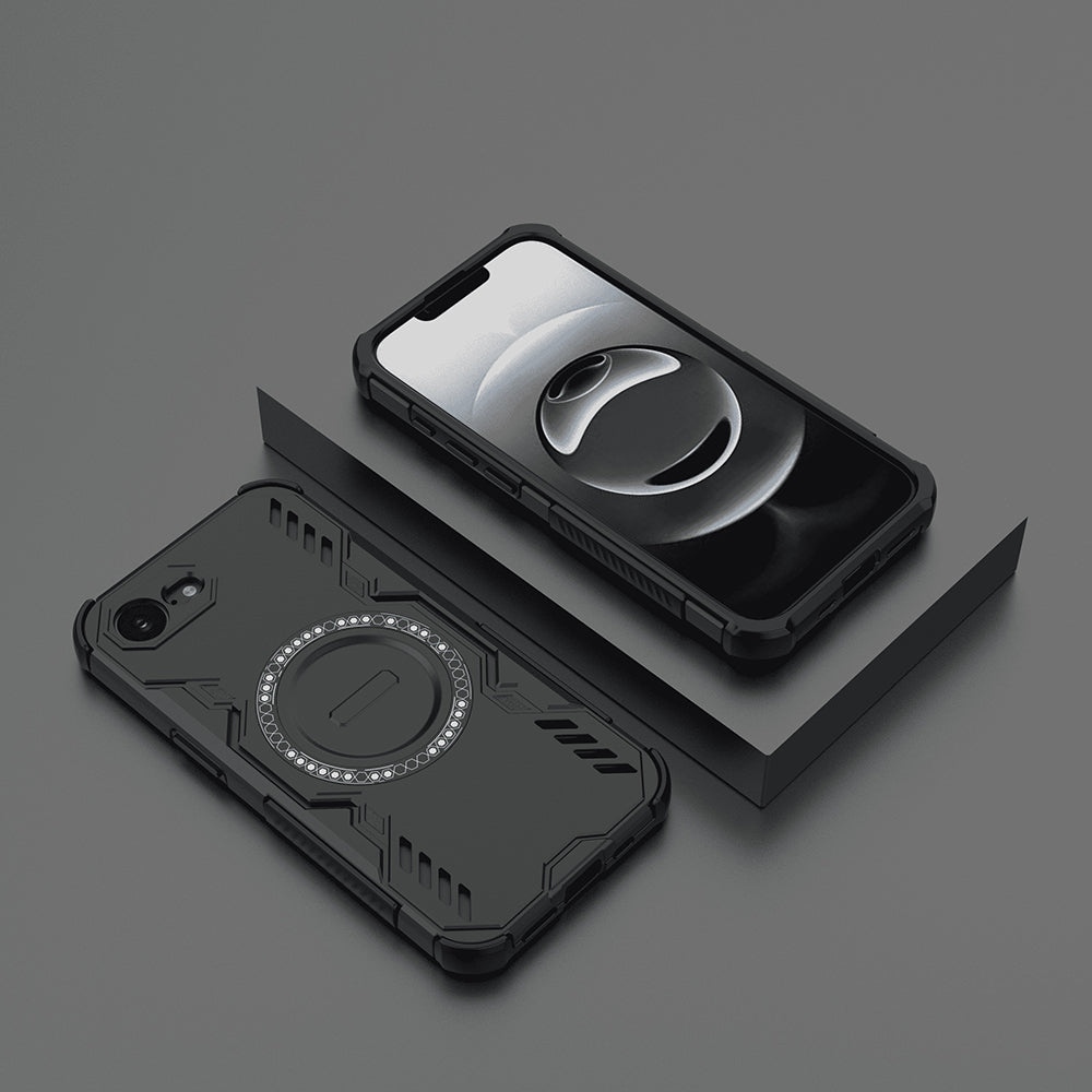 MagSafe-hoes voor Apple iPhone 17e / 16e, Techsuit, ArmorMag, Zwart