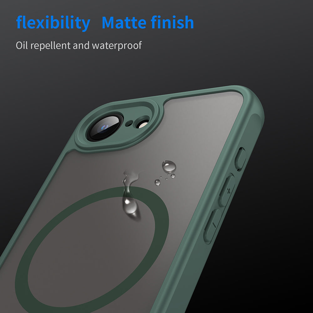 MagSafe-hoes voor Apple iPhone 17e / 16e, Techsuit, HaloFrost II, Groen