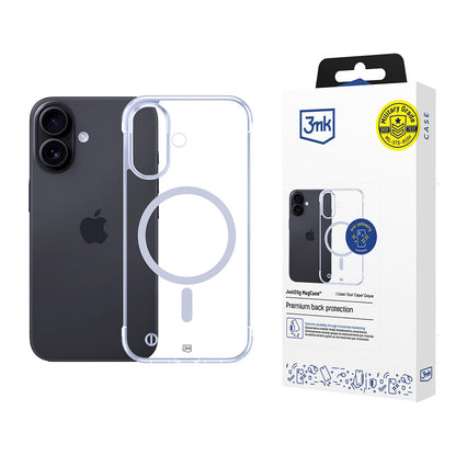MagSafe-hoes voor Apple iPhone 17, 3MK, Slechts 20g, Transparant