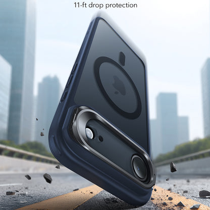MagSafe hoesje voor Apple iPhone 17 Air, ESR, Classic Hybrid Kickstand, Satijnblauw