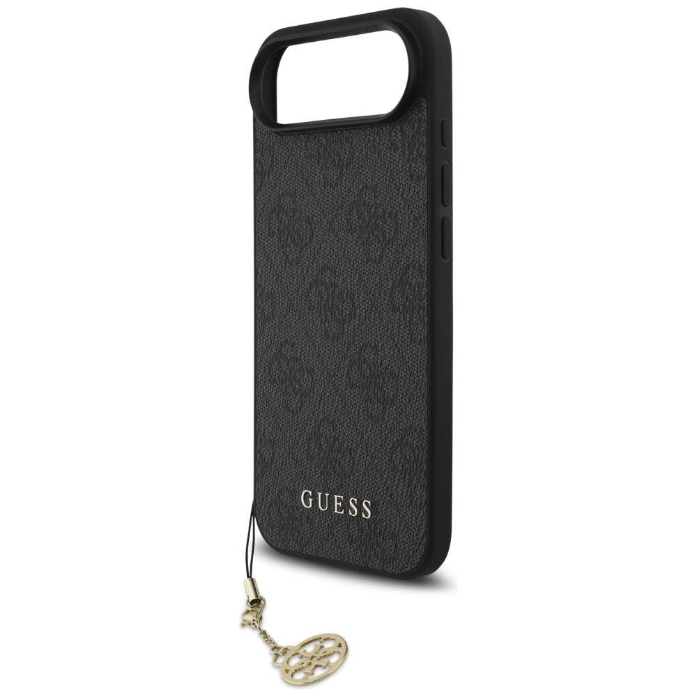 MagSafe hoesje voor Apple iPhone 17 Air, Guess, 4G Charm Cradle, Zwart
