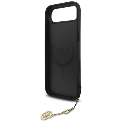 MagSafe hoesje voor Apple iPhone 17 Air, Guess, 4G Charm Cradle, Zwart