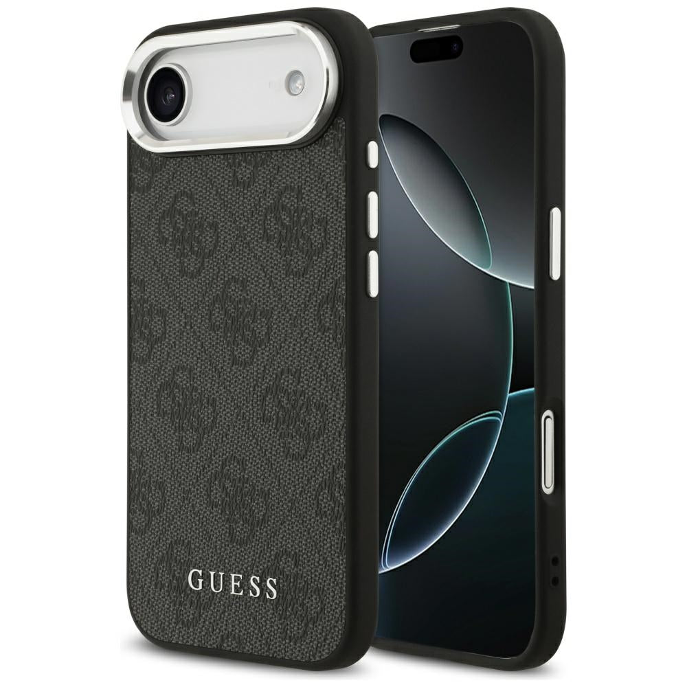 MagSafe hoesje voor Apple iPhone 17 Air, Guess, 4G Classic Logo, Zwart