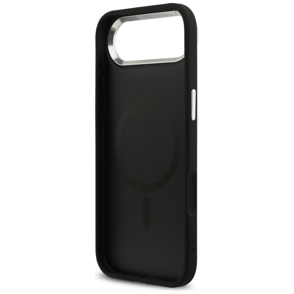 MagSafe hoesje voor Apple iPhone 17 Air, Guess, 4G Classic Logo, Zwart