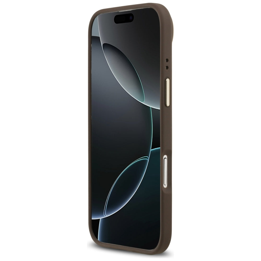 MagSafe hoesje voor Apple iPhone 17 Air, Guess, 4G Classic, Bruin