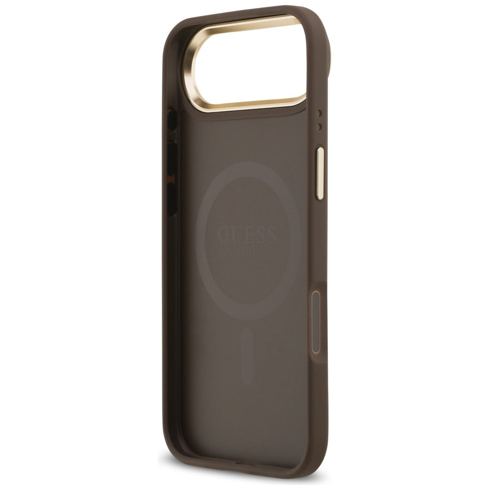 MagSafe hoesje voor Apple iPhone 17 Air, Guess, 4G Classic, Bruin