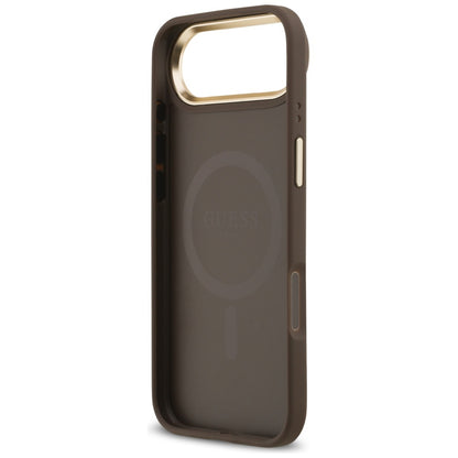 MagSafe hoesje voor Apple iPhone 17 Air, Guess, 4G Classic, Bruin