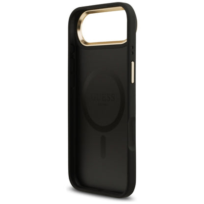MagSafe hoesje voor Apple iPhone 17 Air, Guess, 4G Classic, Zwart