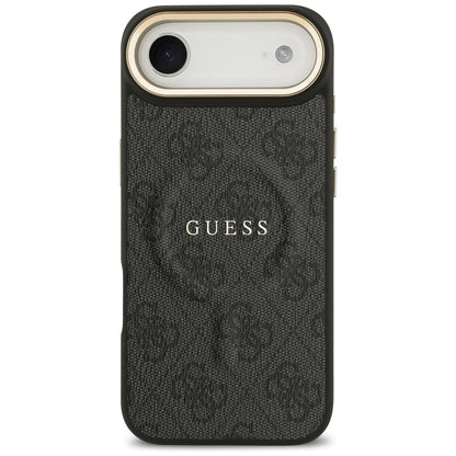 MagSafe hoesje voor Apple iPhone 17 Air, Guess, 4G Classic, Zwart