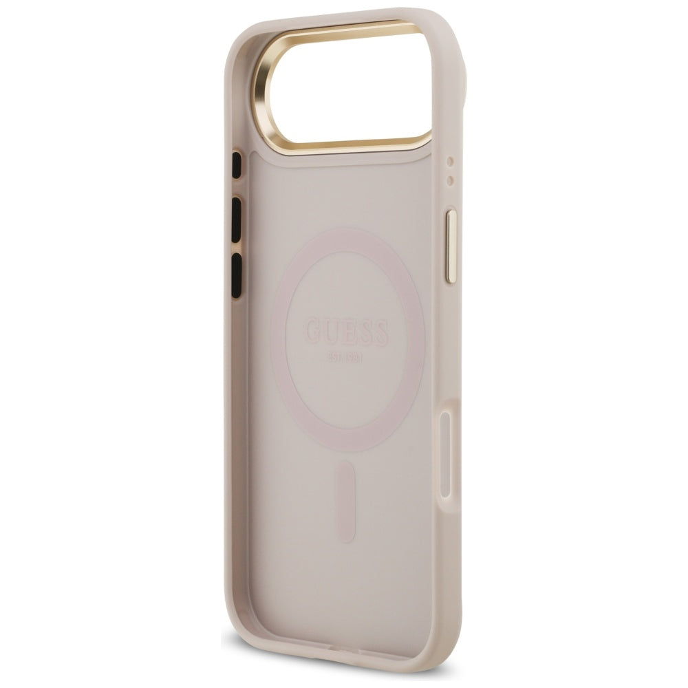 MagSafe hoesje voor Apple iPhone 17 Air, Guess, 4G Classic, Roze