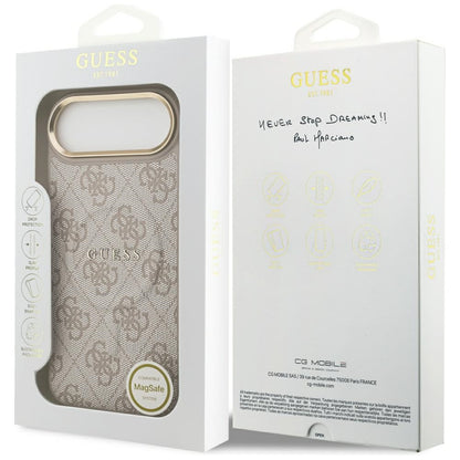 MagSafe hoesje voor Apple iPhone 17 Air, Guess, 4G Classic, Roze