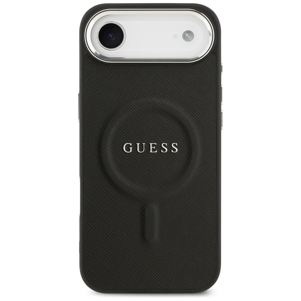 MagSafe hoes voor Apple iPhone 17 Air, Guess, Classic Logo, Zwart
