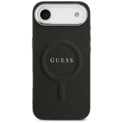 MagSafe hoes voor Apple iPhone 17 Air, Guess, Classic Logo, Zwart