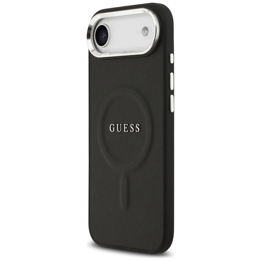 MagSafe hoes voor Apple iPhone 17 Air, Guess, Classic Logo, Zwart