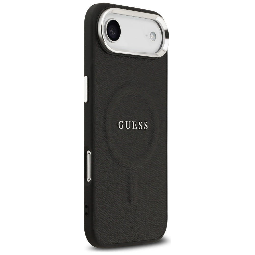 MagSafe hoes voor Apple iPhone 17 Air, Guess, Classic Logo, Zwart
