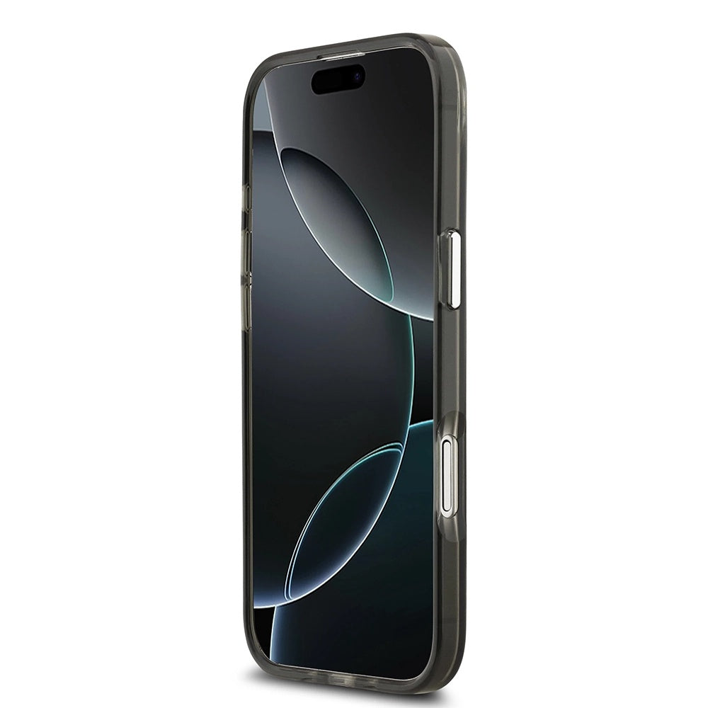 MagSafe hoesje voor Apple iPhone 17 Air, Guess, IML Gradient Triangle Logo, Zwart