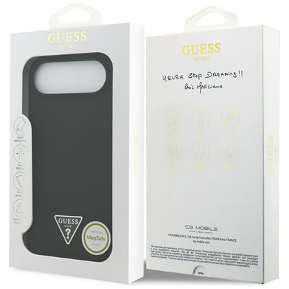 MagSafe hoesje voor Apple iPhone 17 Air, Guess, Triangle Logo, Zwart