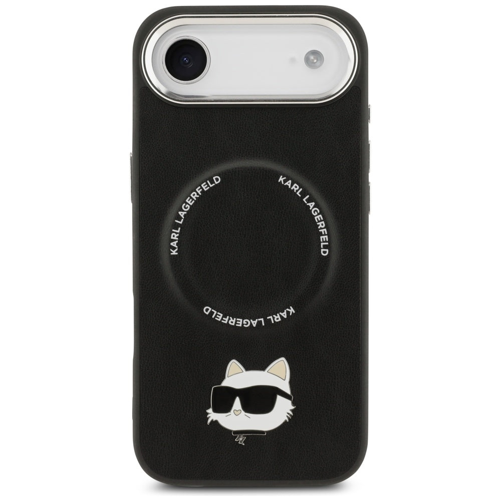 MagSafe hoes voor Apple iPhone 17 Air, Karl Lagerfeld, Choupette Pin, Zwart
