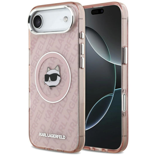 MagSafe hoesje voor Apple iPhone 17 Air, Karl Lagerfeld, IML Choupette's Head, Roze