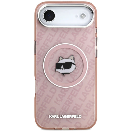 MagSafe hoesje voor Apple iPhone 17 Air, Karl Lagerfeld, IML Choupette's Head, Roze