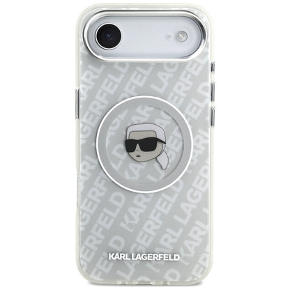 MagSafe hoes voor Apple iPhone 17 Air, Karl Lagerfeld, IML Karl`s Head, Gri