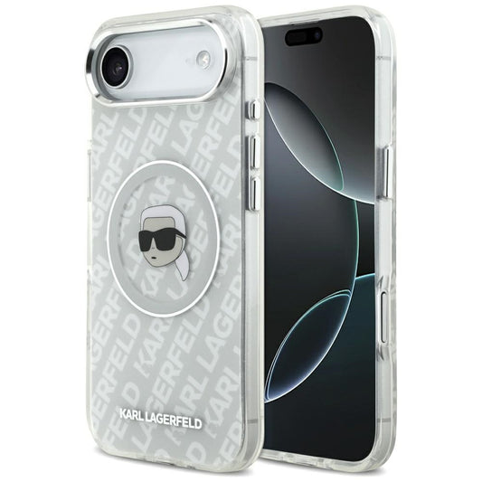 MagSafe hoes voor Apple iPhone 17 Air, Karl Lagerfeld, IML Karl`s Head, Gri