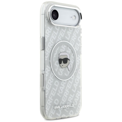 MagSafe hoes voor Apple iPhone 17 Air, Karl Lagerfeld, IML Karl`s Head, Gri