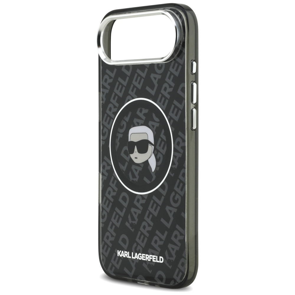 MagSafe hoes voor Apple iPhone 17 Air, Karl Lagerfeld, IML Karl's Head, Zwart