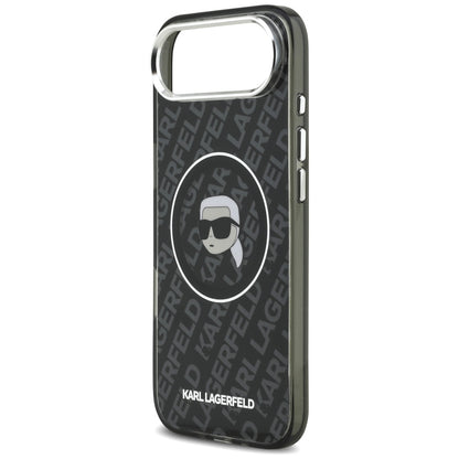 MagSafe hoes voor Apple iPhone 17 Air, Karl Lagerfeld, IML Karl's Head, Zwart